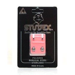 STUDEX Birthstone studs - mini bezel s/s - february/amethyst